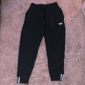 black adidas sweatpants